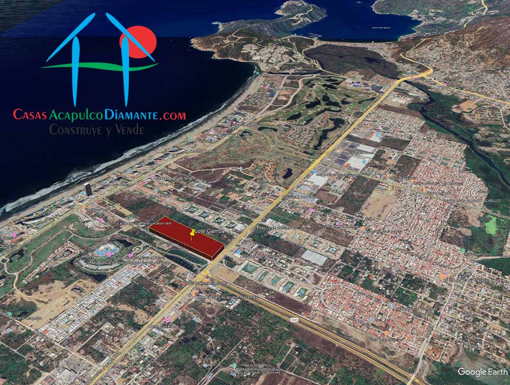 Terreno Playa Diamante Lote Gamba - Vista aérea 7